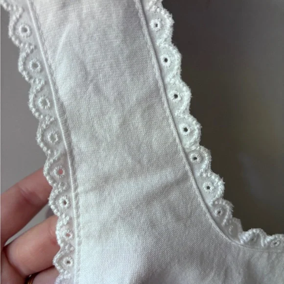 NWT Mustard Seed White Tie Front Tank | M - Picture 7 of 7